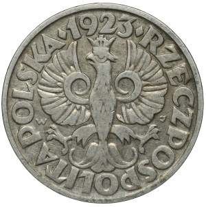 II RP, 50 pennies 1923 - double die