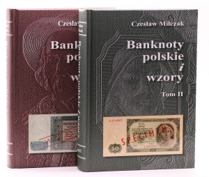 Miłczak Czesław - Polish banknotes and patterns, Volume I and II, Edition II, Warsaw 2023 - autographed by the author