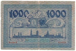 Glogow (Glogau), 1000 marks 1922 PRE-ORDERED for 50 million marks 1923