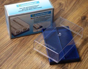 Coin cassette in holders - set of 2 pieces