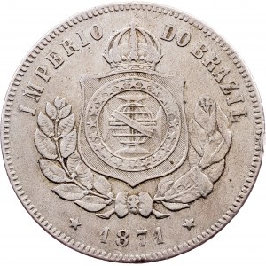 Brasilien, 200 Reis 1871, Rio de Janeiro
