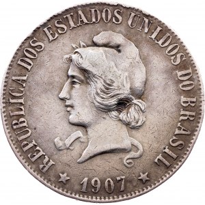 Brazil, 2000 Reis 1907, Rio de Janeiro