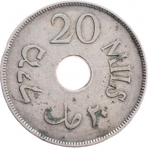 British Palestine, 20 Mils 1927, London