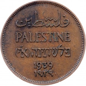 British Palestine, 1 Mil 1939, London