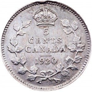 Canada, 5 Cents 1920, Ottawa