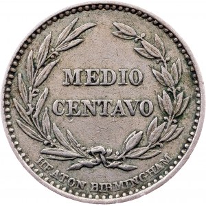 Ecuador, 1/2 Centavo 1884, Heaton