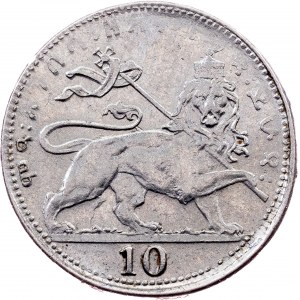 Äthiopien, 10 Matonas 1923 (1931), Addis Abeba