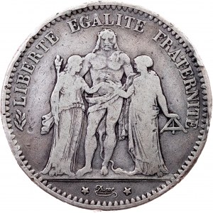 France, 5 Francs 1874, A, Paris