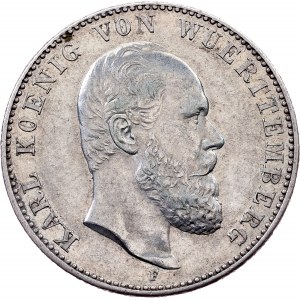 Germany, 2 Mark 1876, F