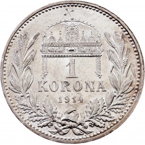 Franz Joseph I., 1 Korona 1914, KB, Kremnitz
