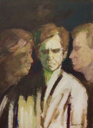 Tadeusz Dominik (1928 - 2014), AUTOPORTRET, 1977