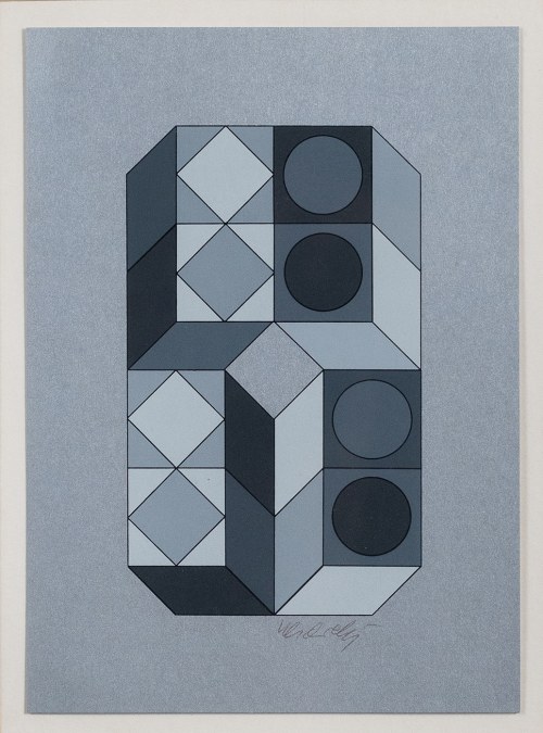 Victor Vasarely ( 1906 -1997 ), BEZ TYTUŁU