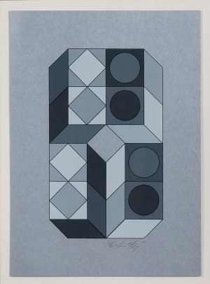 Victor Vasarely ( 1906 -1997 ), BEZ TYTUŁU