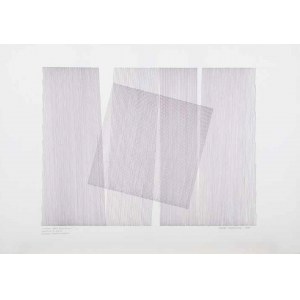 Wanda Gołkowska (1925-2013), HOMMAGE À HENRYK STAŻEWSKI Z CYKLU ZAPIS KWIETNIOWY/10, 1988