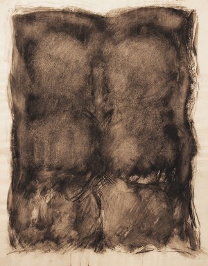 Aleksander Kobzdej (1920-1972), SZKIC DO OBRAZU Z SERII HORS CADRE, L.70. XX w.