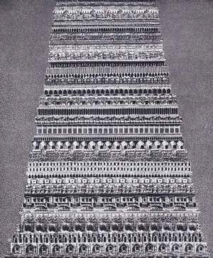Roman Opałka (1931-2011), WIEŻA BABEL, 1968