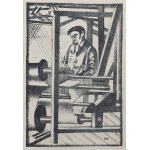 Karol Hiller (1839 - 1939) ,, ZESPÓŁ SZEŚCIU LITOGRAFII: POKÓJ Z WAMI, TRAGARZ, INWALIDA, SZOFER, TKACZ, PODWÓRKO Z: W.WANDURSKI, SADZE I ZŁOTO.WIERSZE...KRAKÓW 1926.