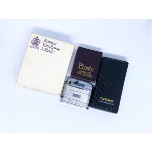 Set of 4 Working Lighters - including Ronson with Box and Papers.