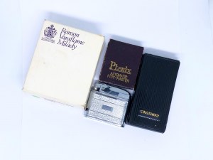 Set of 4 Working Lighters - including Ronson with Box and Papers.