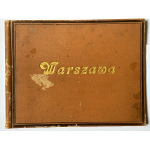 Rzadki Album z Widokówkami z Warszawy Wydrukowany w Roku 1902.