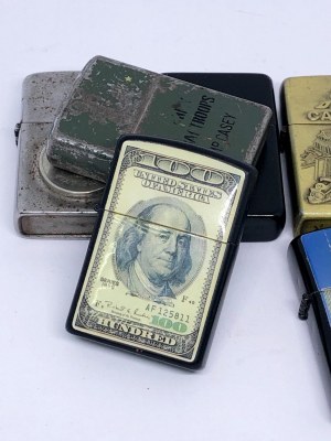 Set of 6 Zippo Style Lighters