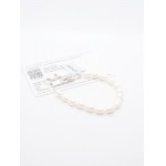 Bracelet of cultured freshwater pearls 6 mm, silver 925, Gemporia certificate