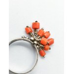 Ornament (former Orno) ring with coral