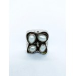 Ursula Wasilewska Vintage silver ring with pearls