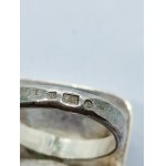 Ursula Wasilewska Vintage silver ring with pearls