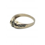 585/14K gold ring with zircons