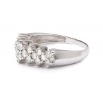Ring with diamonds, 2nd half of 20th century.