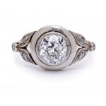 Art déco ring, 1930s.