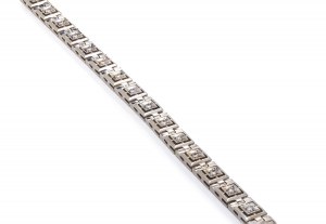 Bracelet with diamonds, 2nd half of 20th century.
