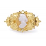 Paris, Brooch with cameo, Paris, 19th/20th century.