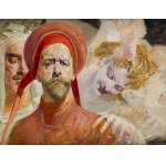 Jacek Malczewski (1854 Radom - 1929 Krakow), "Self-portrait of Dante," 1915