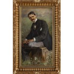 Jacek Malczewski (1854 Radom - 1929 Kraków), Portret Dra Eugeniusza Borzęckiego, 1900
