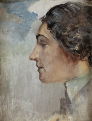 Jacek Malczewski (1854 Radom - 1929 Kraków), Profil kobiecy (