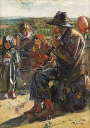 Wlastimil Hofman (1881 Praga - 1970 Szklarska Poręba), Koncert wiejski, 1908