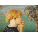 Wlastimil Hofman (1881 Prague - 1970 Szklarska Poreba), Girl in Prayer, 1920s.