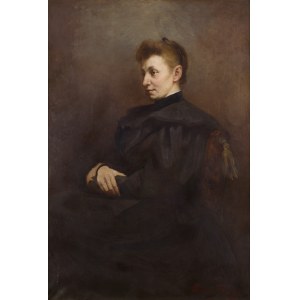 Włodzimierz Tetmajer (1862 Harklowa - 1923 Kraków), Portrait of Celina née Libelta Łepkowska