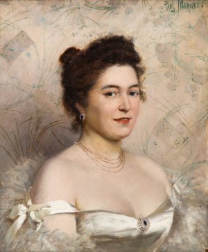 Paweł Merwart (1855 Marianówka - 1902 Saint-Pierre), Dama w sukni balowej