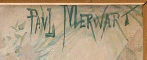 Paweł Merwart (1855 Marianówka - 1902 Saint-Pierre), Dama w sukni balowej