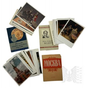 URSS - Série de cartes postales Exposition d'art appliqué allemand, Moscou, Pavel Andreyevich Fedotov