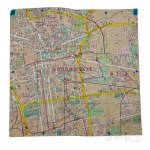 ŁDZ Miastem Snów - Mini Zestaw Mapa Łodzi, Dwa Zestawy Pocztówek, Folder Teatr Nowy w Łodzi