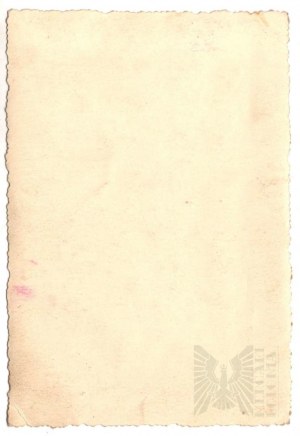 Lata 40. XX w. - Fotografia Portretowa Kobiety z Odręczną Dedykacją