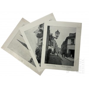 1907 r. - Stránky z knihy Album pohledů na Varšavu, kterou sestavil. A. Stelik, Drukarnia Narodowa Kraków