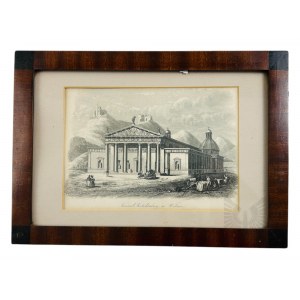 1836 r. - Obraz Kościół Katedralny w Wilnie, Strona z Książki L. Chodźko, La Pologne historique, littéraire, monumentale et illustree, Reprodykcja Stalorytu