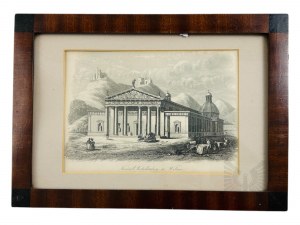1836 r. - Obrázek Katedrální kostel ve Vilniusu, stránka z knihy L. Chodźko, La Pologne historique, littéraire, monumentale et illustree, Reprodukce staloritu