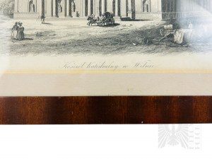 1836 r. - Obrázek Katedrální kostel ve Vilniusu, stránka z knihy L. Chodźko, La Pologne historique, littéraire, monumentale et illustree, Reprodukce staloritu