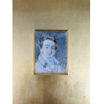 XIXe siècle, Royaume-Uni - William Henry Hunt ( ?) (1790-1864), 'Portrait of a Man', Pencil on Paper/Porcelain( ?).
